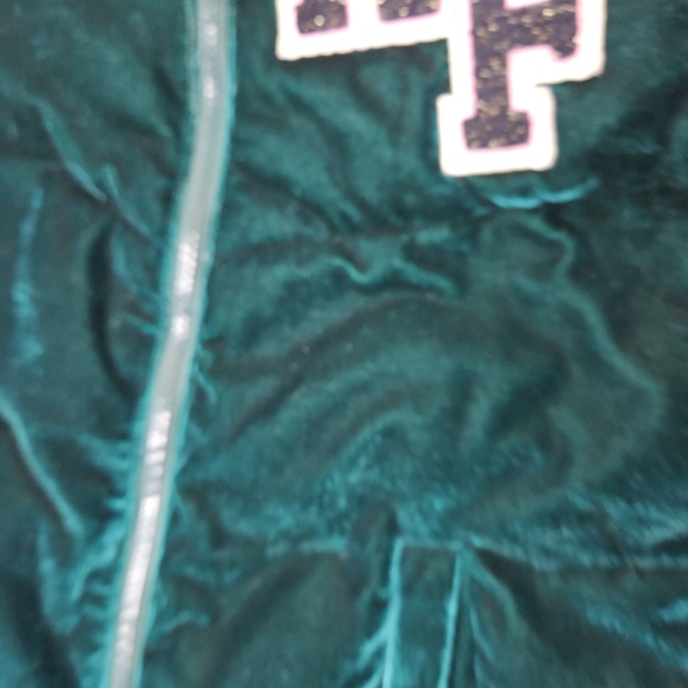 Abercrombie & Fitch Green Hooded Jacket Puffer Coat AF Size 11/12 - Picture 10 of 16